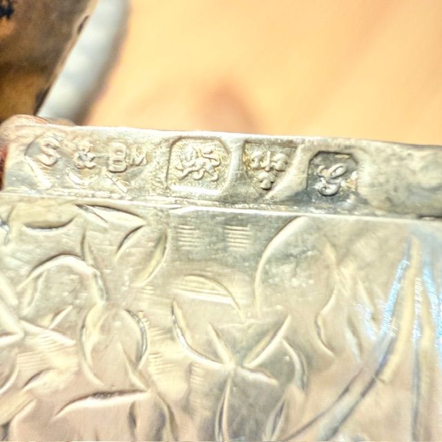 Футляр для спичек Веста 4 см серебро 