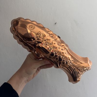 Форма для выпечки Рыба 32 см медь