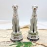 Статуэтка Борзая пара Wong Lee 25 см фарфор  