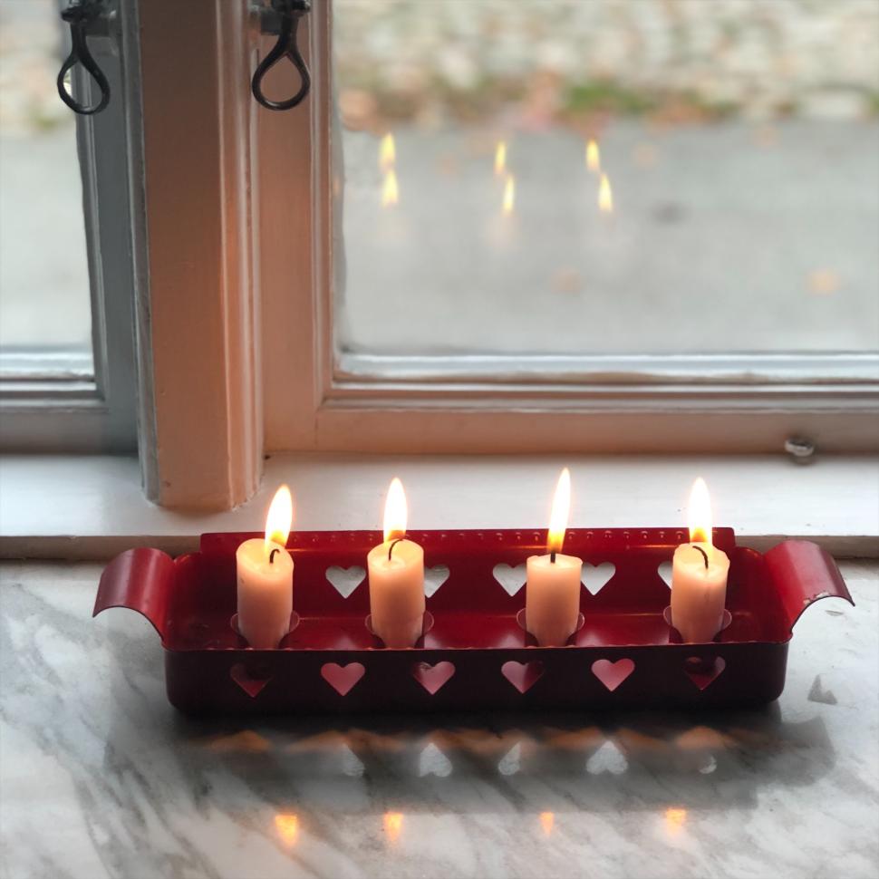 Подсвечник Адвент медь