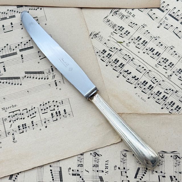 Нож столовый Christofle America 25 см серебрение Франция