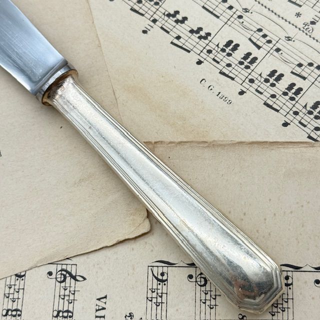 Нож столовый Christofle America 25 см серебрение Франция