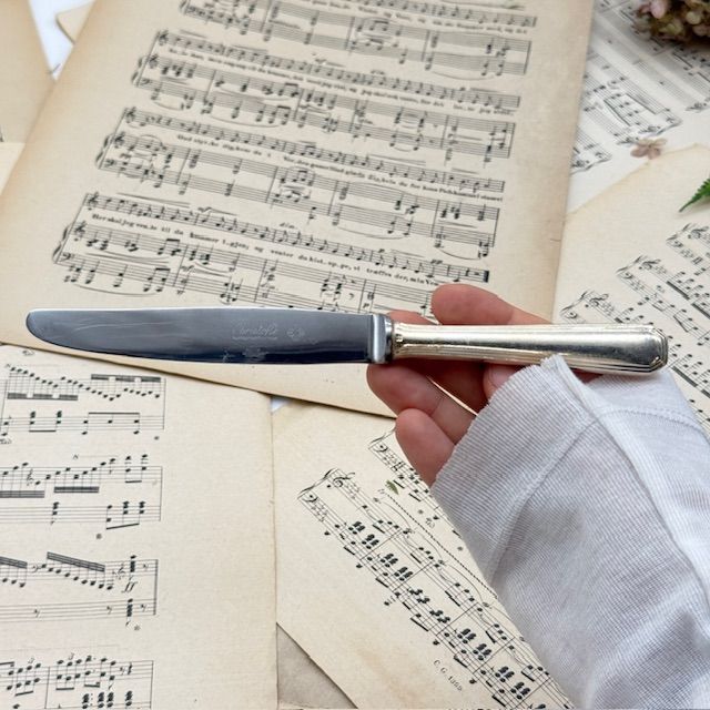 Нож столовый Christofle America 25 см серебрение Франция