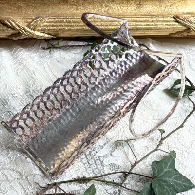 Подставка под бутылку вина 18см Франция мельхиор серебрение