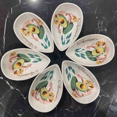 Блюдо для авокадо Apilco 13 см фарфор Франция