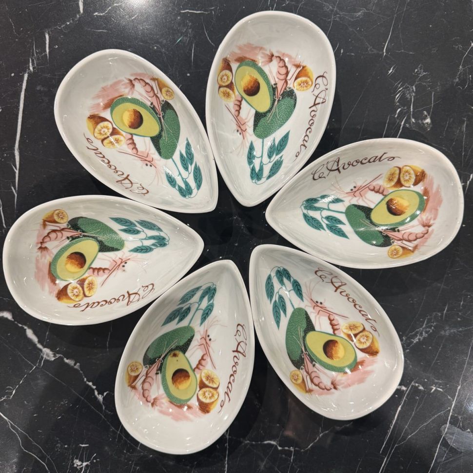 Блюдо для авокадо Apilco 13 см фарфор Франция