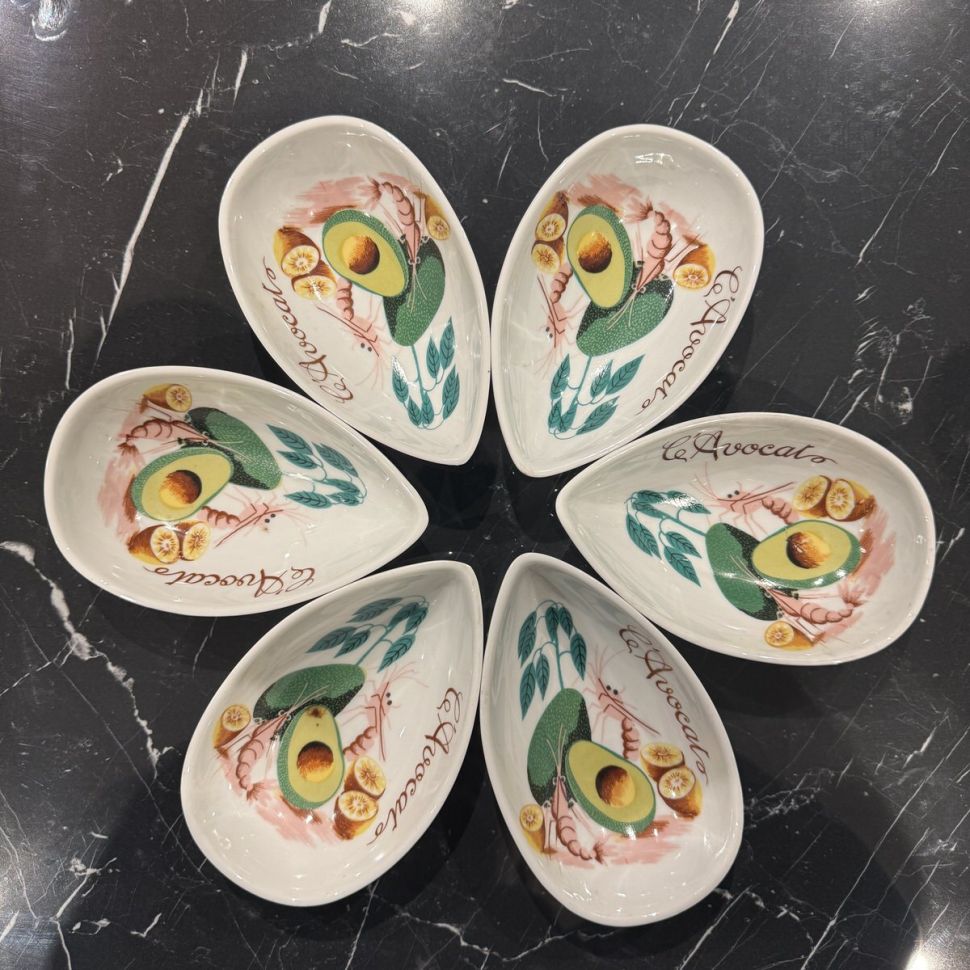Блюдо для авокадо Apilco 13 см фарфор Франция