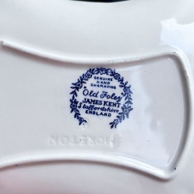 Сет с изъянами James Kent Old Foley Staffordshire 5 предметов Англия