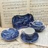 Сет с изъянами James Kent Old Foley Staffordshire 5 предметов Англия