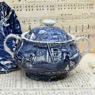 Сет с изъянами James Kent Old Foley Staffordshire 5 предметов Англия