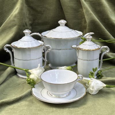 Сервиз чайный Limoges B&C 27 предметов Франция 