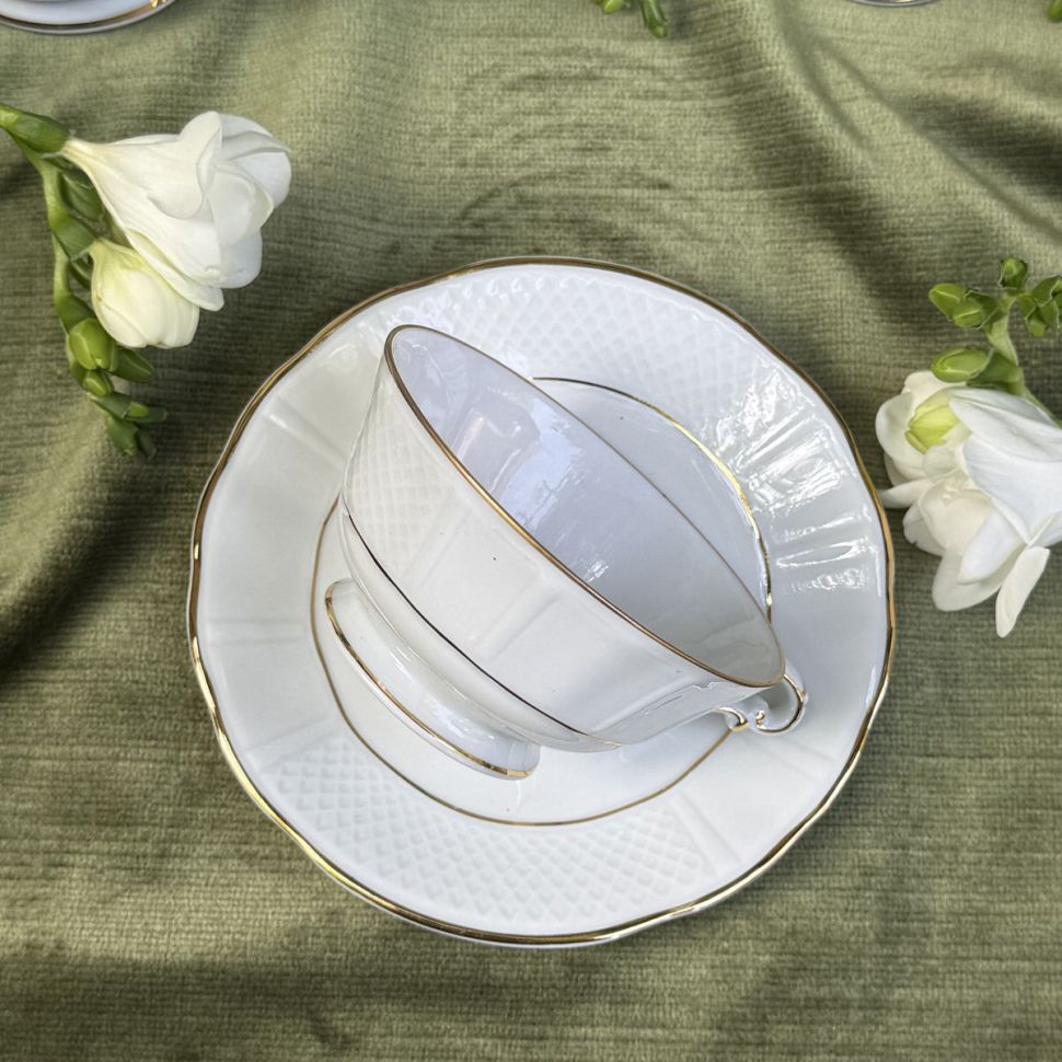 Сервиз чайный Limoges B&C 27 предметов Франция 
