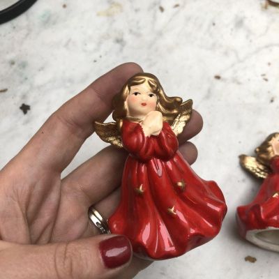 Колокольчик Ангел 8,5 см керамика