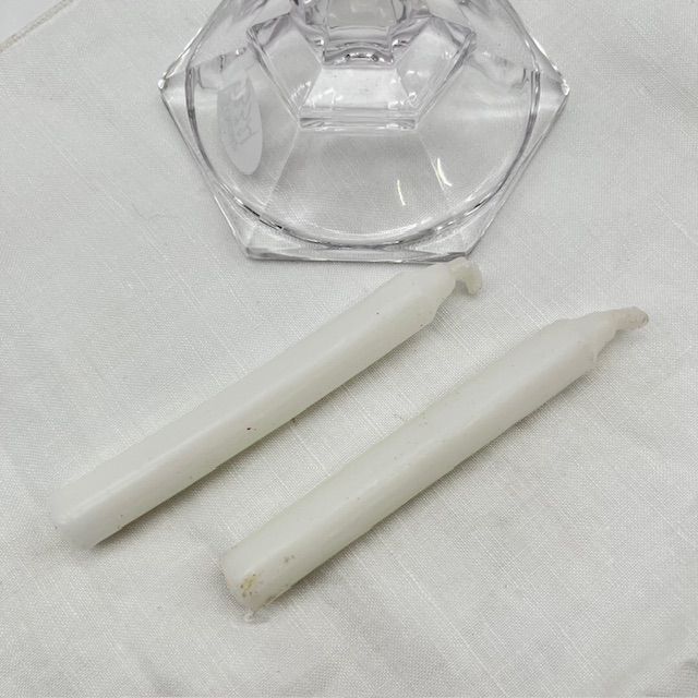 Свеча белая 10 см 