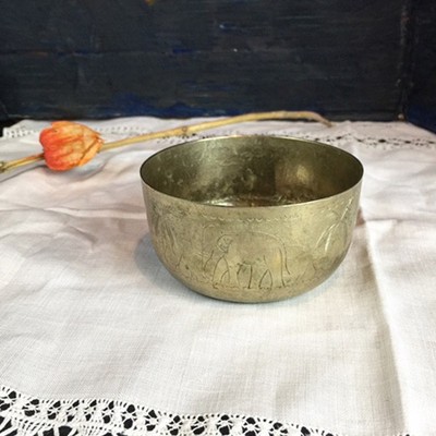 Миска малая бонбоньерка латунь