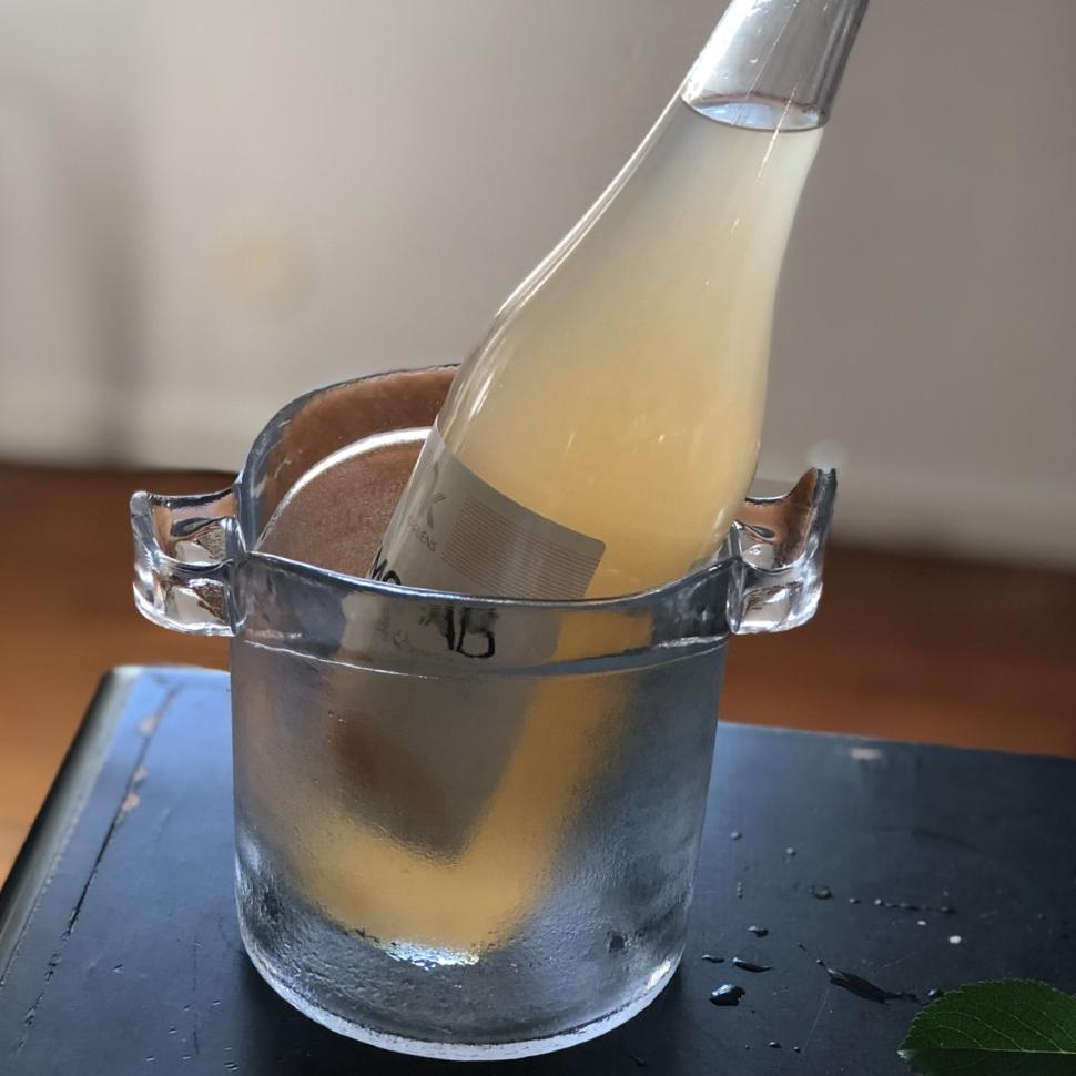 Ведро для шампанского 18 см Pukeberg хрусталь Швеция 