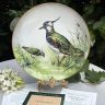 Тарелка Franklin Porcelain Птицы 23 см фарфор Франция 1984 г