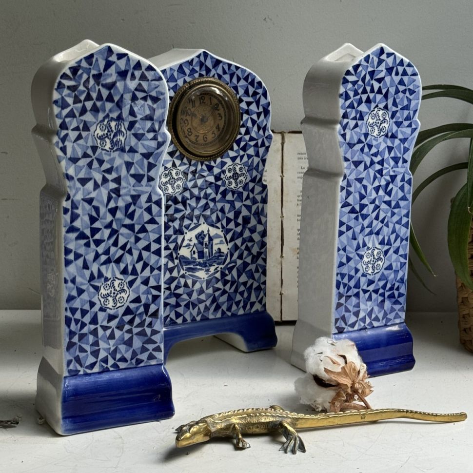 Ваза каминная фарфор начало ХХ века ВиллеройБох