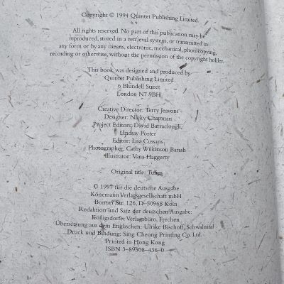 Книга каталог о тюльпанах на немецком языке