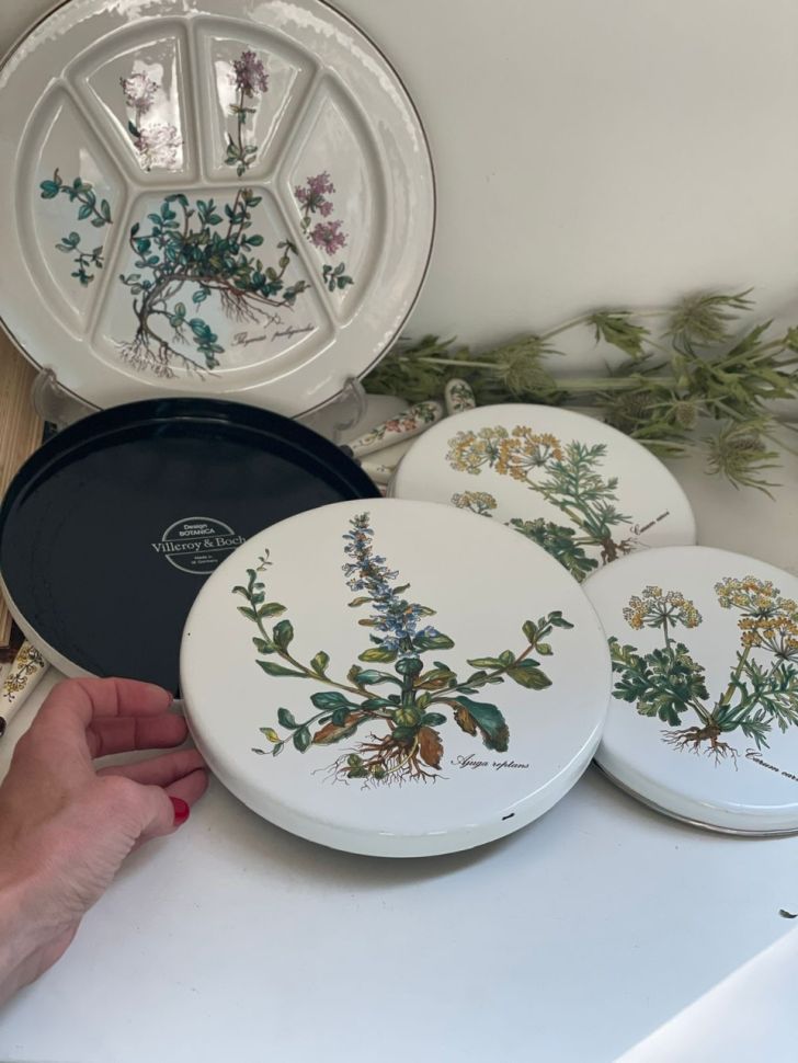 Накладка эмалированная Botanica ВиллеройБох 24 см на плиту