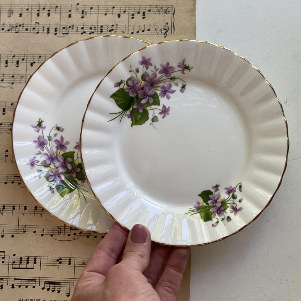 Тарелка десертная 17 см Royal Stafford Англия костяной фарфор