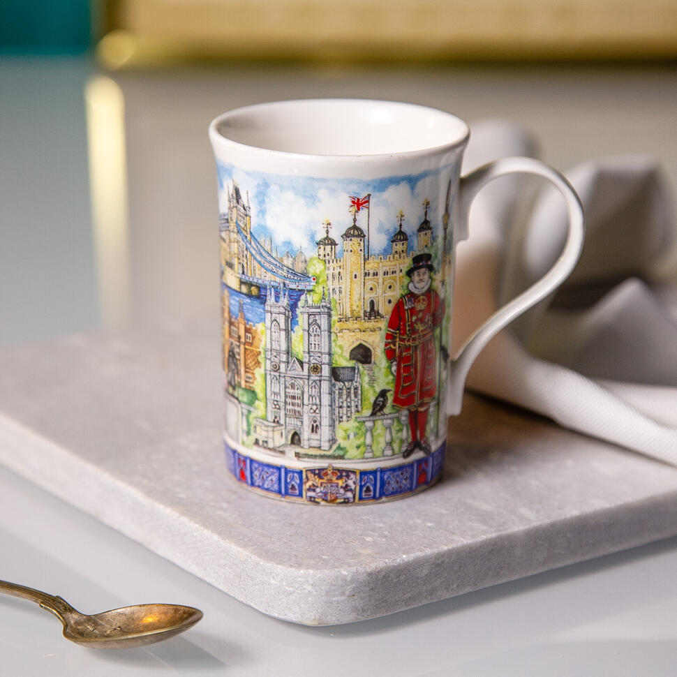 Кружка 260 мл Лондон костяной фарфор Англия