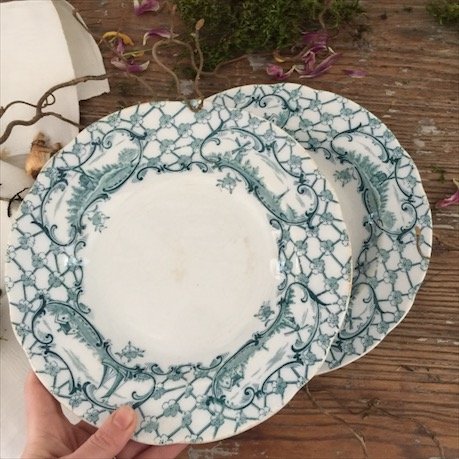 Тарелка полуглубокая Gustafsberg Delft, белая 24 см