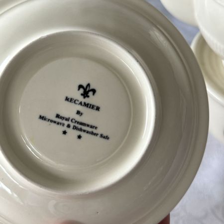 Кофейная пара Recamier Royal Creamware 160 мл фарфор Англия   