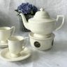 Кофейная пара Recamier Royal Creamware 160 мл фарфор Англия   