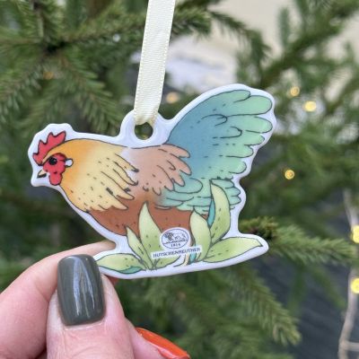 Подвес Hutschenreuther Петух 7 см фарфор Германия      