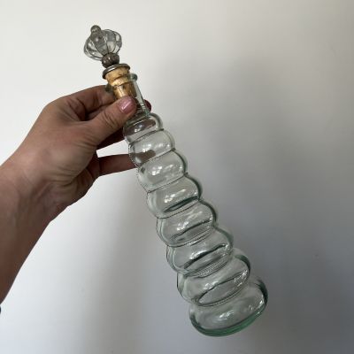 Бутыль с пробкой 400 мл ручная работа стекло Испания