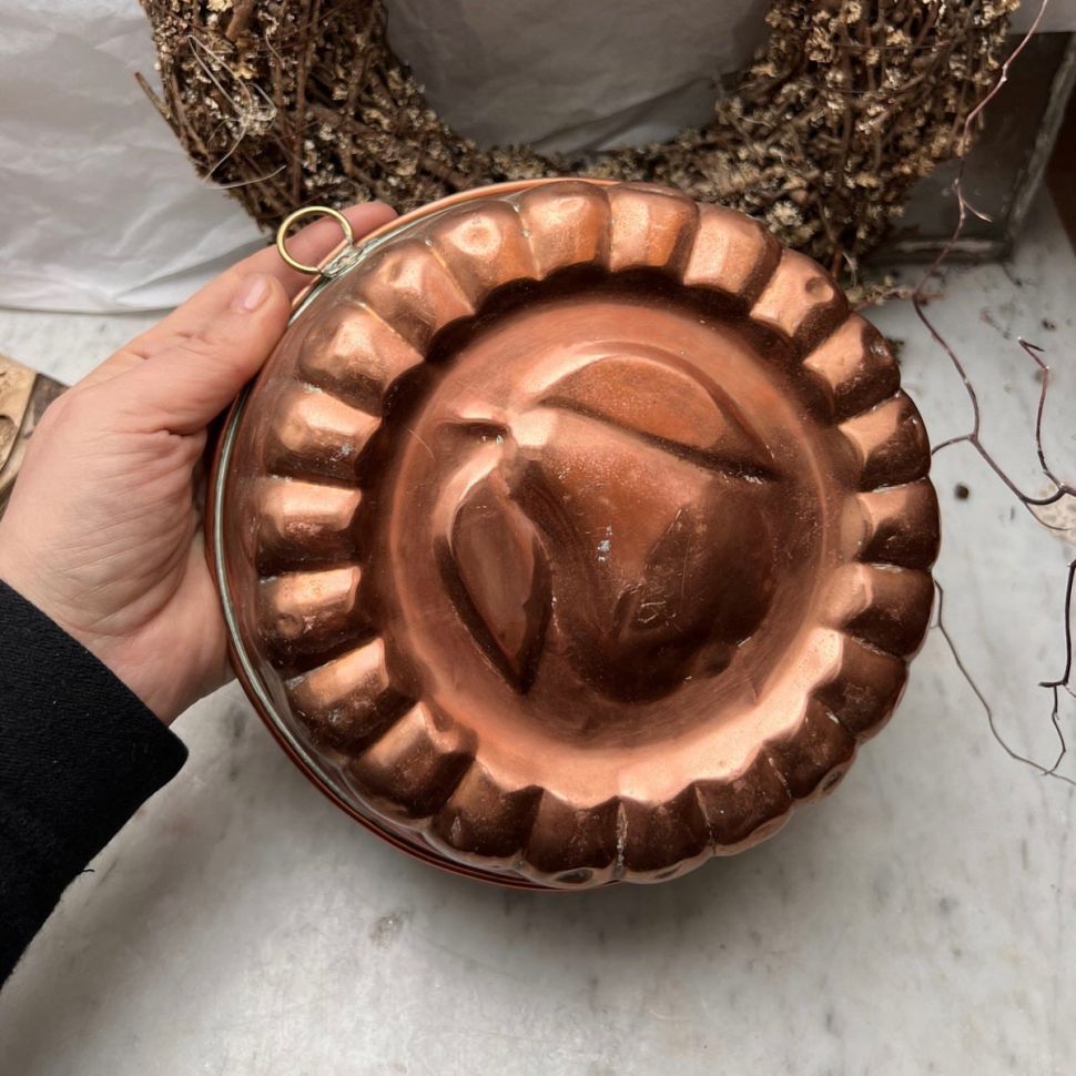 Форма для выпечки 20 см Груша медь