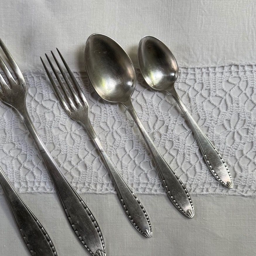 Ложка десертная Christofle 16 см серебрение Франция конец 19 века