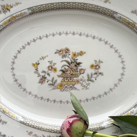 Блюдо и соусник на блюде Royal Doulton Hamilton набор 3 предмета Англия