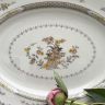 Блюдо и соусник на блюде Royal Doulton Hamilton набор 3 предмета Англия