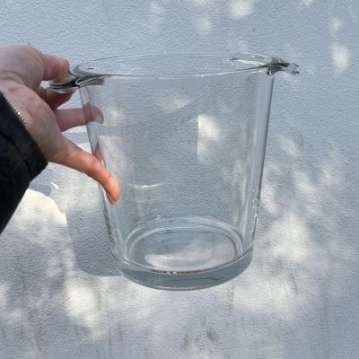 Ведро для охлаждения бутылки 19 см хрустальное стекло