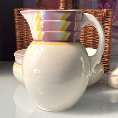 Набор для умывания таз кувшин мыльница 3 предмета АМА Untucht антик-керамика уценка