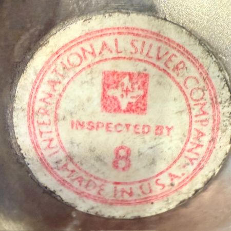 Сахарница молочник ISC набор 2 шт. серебрение США