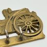 Ключница вешалка Автомобиль латунь