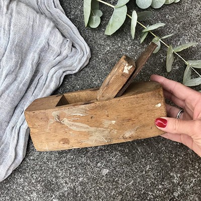 Столярный рубанок старинный настоящий