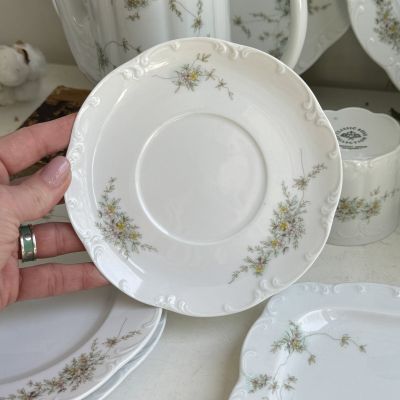 Блюдце тарелка пирожковая Rosenthal Monbijou полевые цветы 15 см Германия