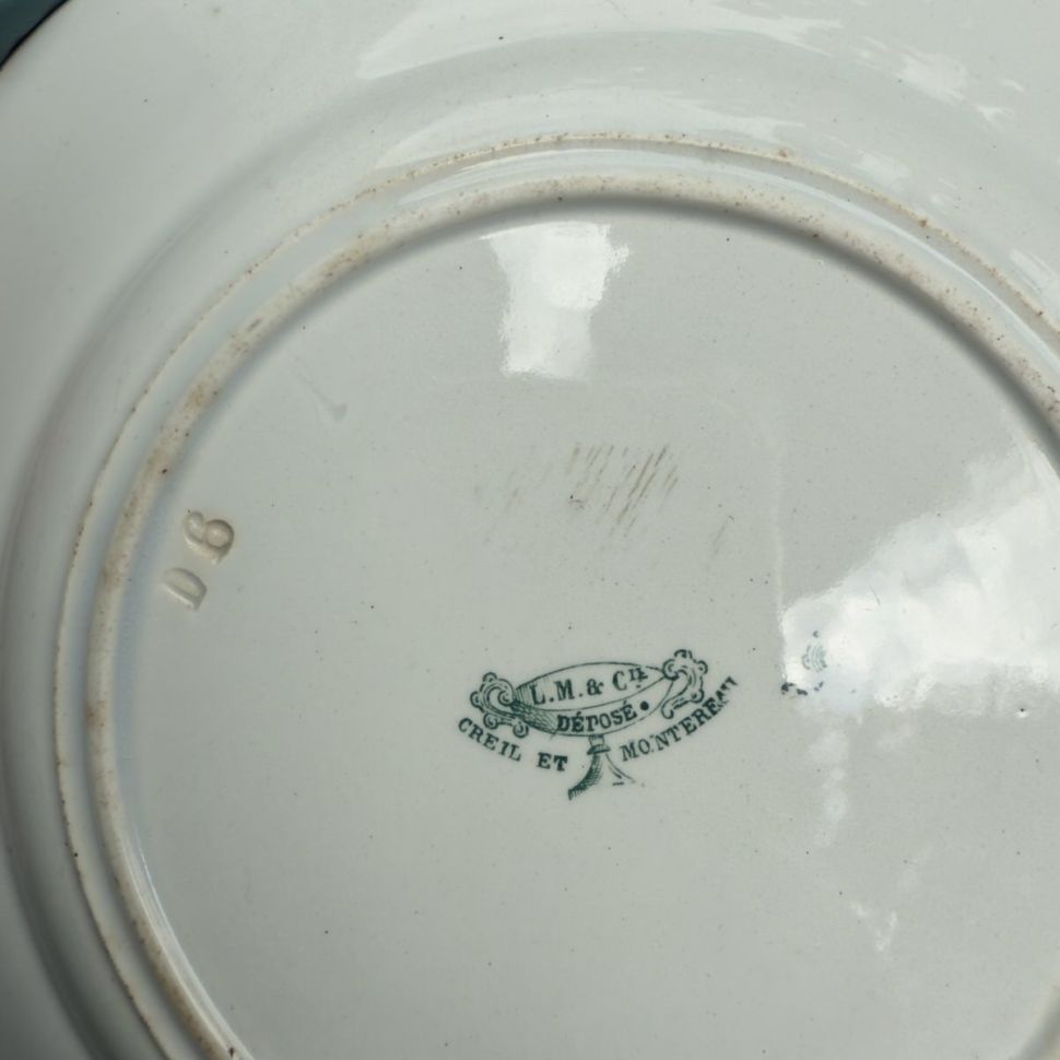 Тарелка Greil & Montereau Бегство в Египет №3 20 см Франция