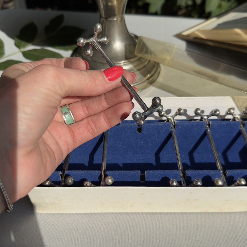 Подставка под приборы порт-куто Chambly 8 см серебрение Франция