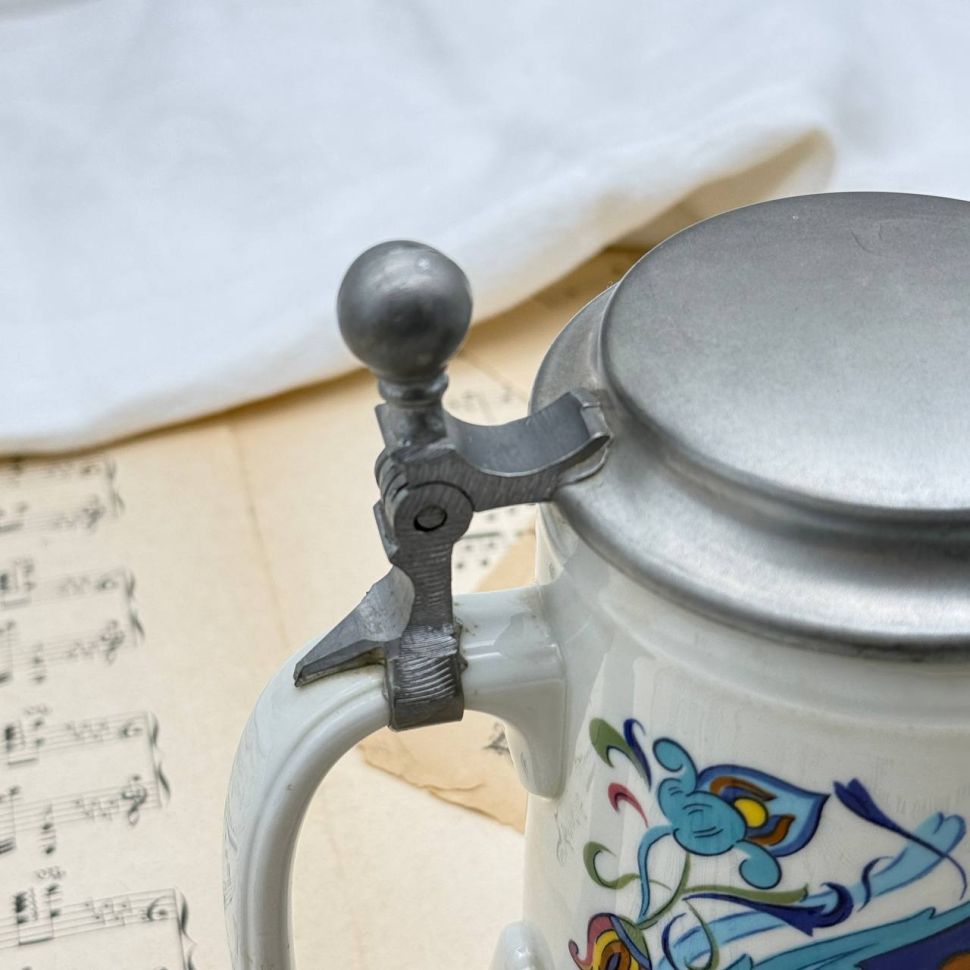 Кружка пивная с крышкой олово ВиллеройБох Izmir 