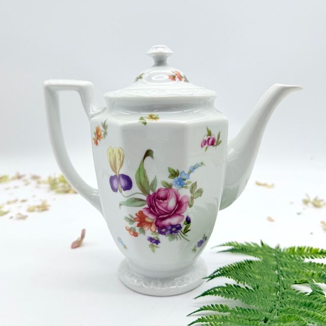 Чайник кофейник Rosenthal Maria Мейсенский букет 0,8 л Германия 