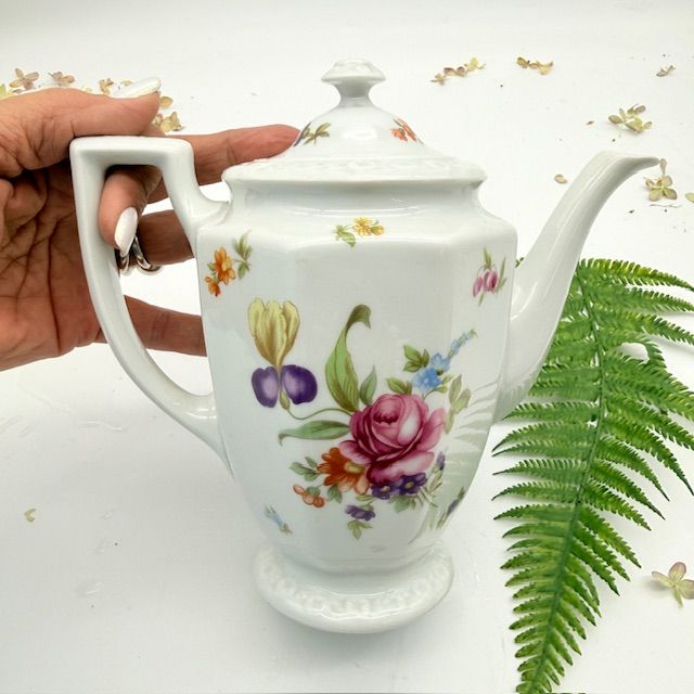 Чайник кофейник Rosenthal Maria Мейсенский букет 0,8 л Германия 