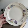 Тарелка Мейсенский букет 21 см фаянс
