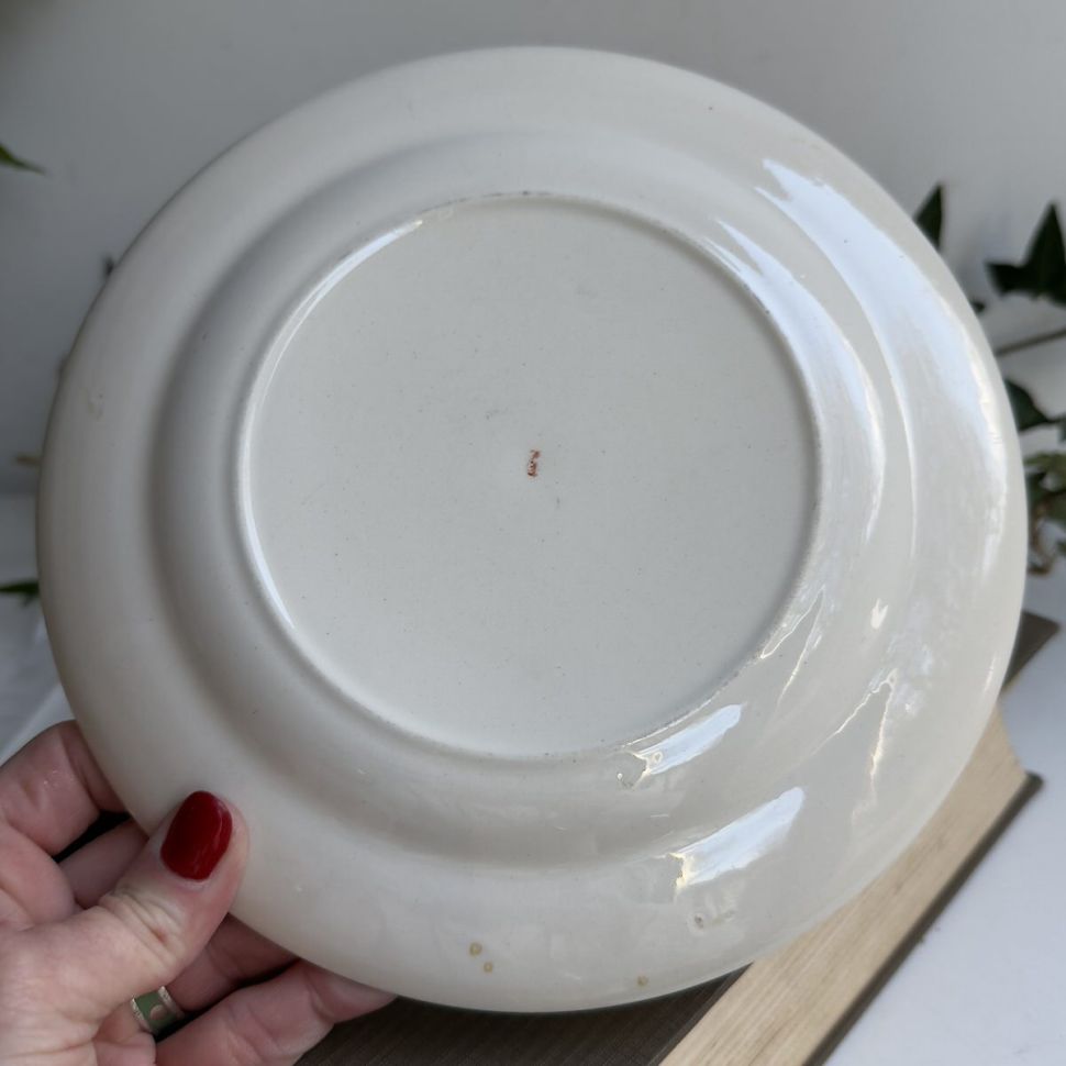 Тарелка Мейсенский букет 21 см фаянс