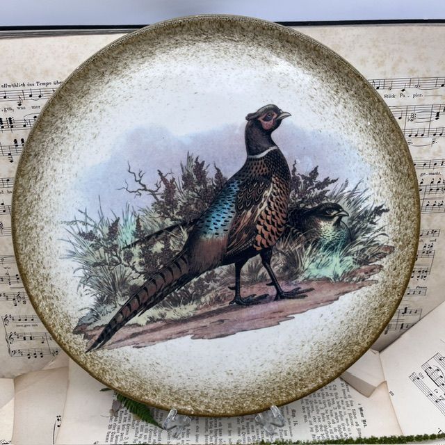 Блюдо Ceramica V.A.R.M. Фазан 34 см ручная работа Италия