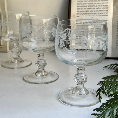 Бокал Виноград 300 мл хрусталь